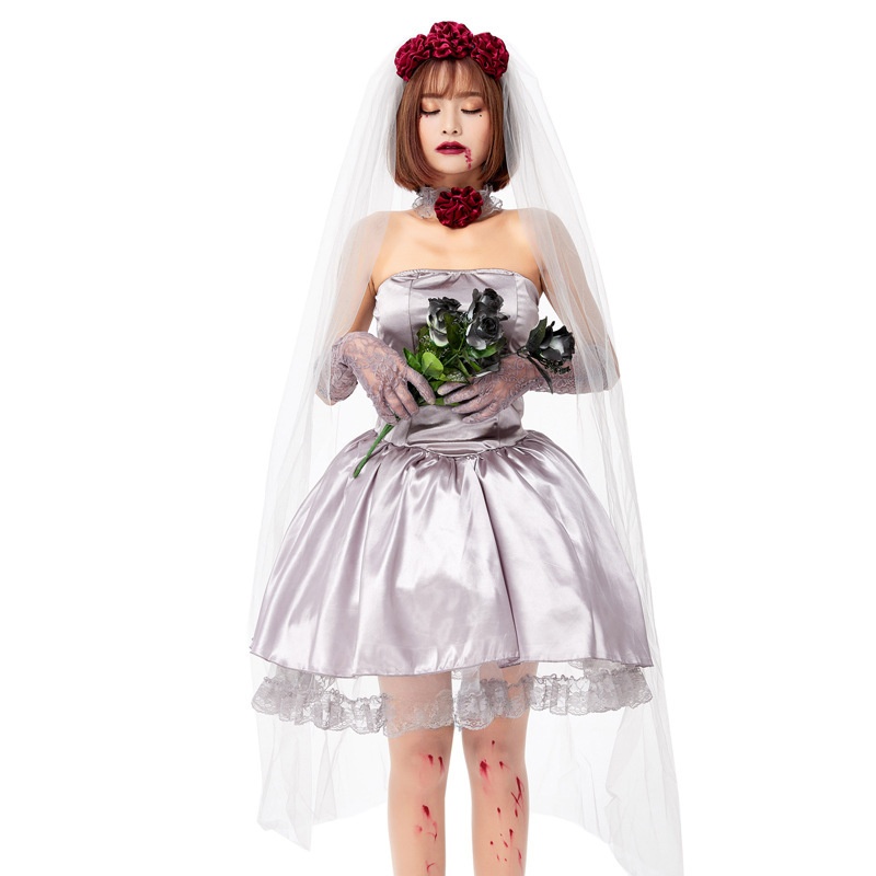 Ethnic Clothing & Online Fashion Store Khaadi Us - Kostum Pengantin Hantu Cosplay Dewasa Halloween