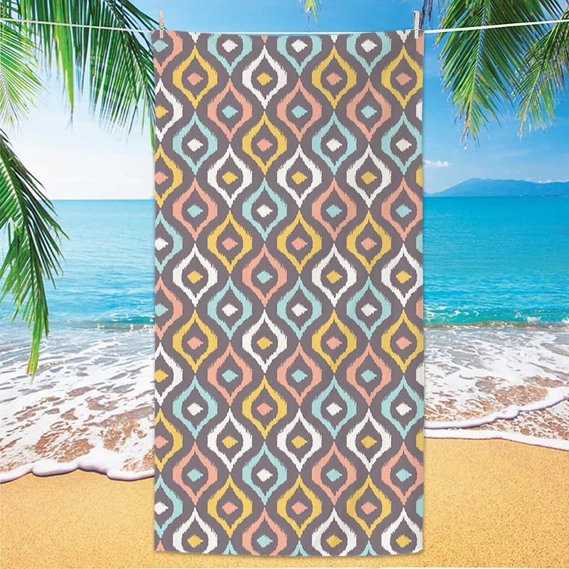 Ikat Woven Fabric - Handuk Mandi Cepat Kering Motif Ikat