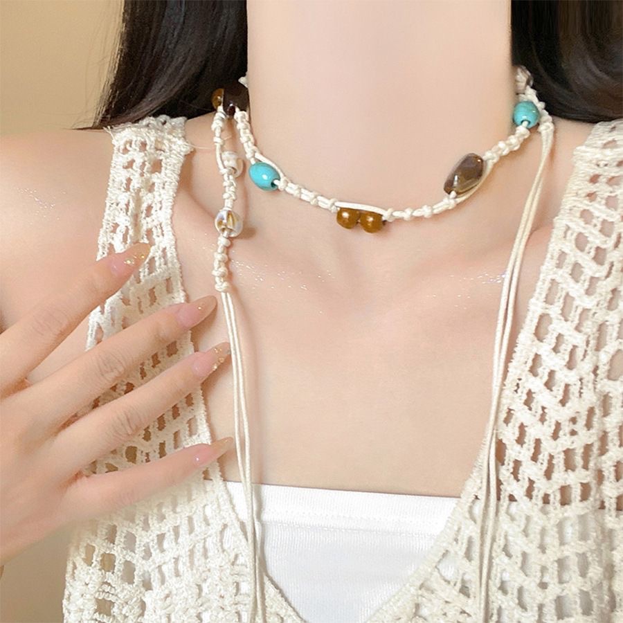 Sabuk Wanita Manik-manik Kayu  - Ethnic Boho Fashion ulasan dan harga