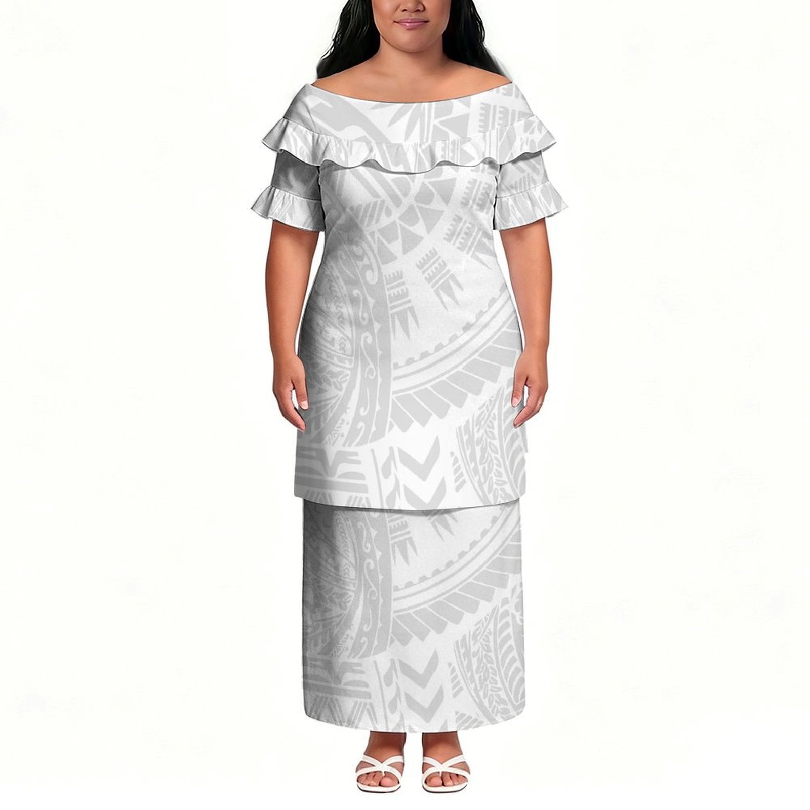 Gaun Wanita Lengan Pendek Desa - Ethnic Style Dresses ulasan dan harga