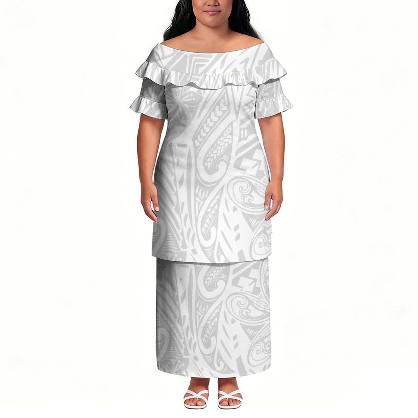 Gaun Wanita Lengan Pendek Desa - Ethnic Style Dresses ulasan dan harga