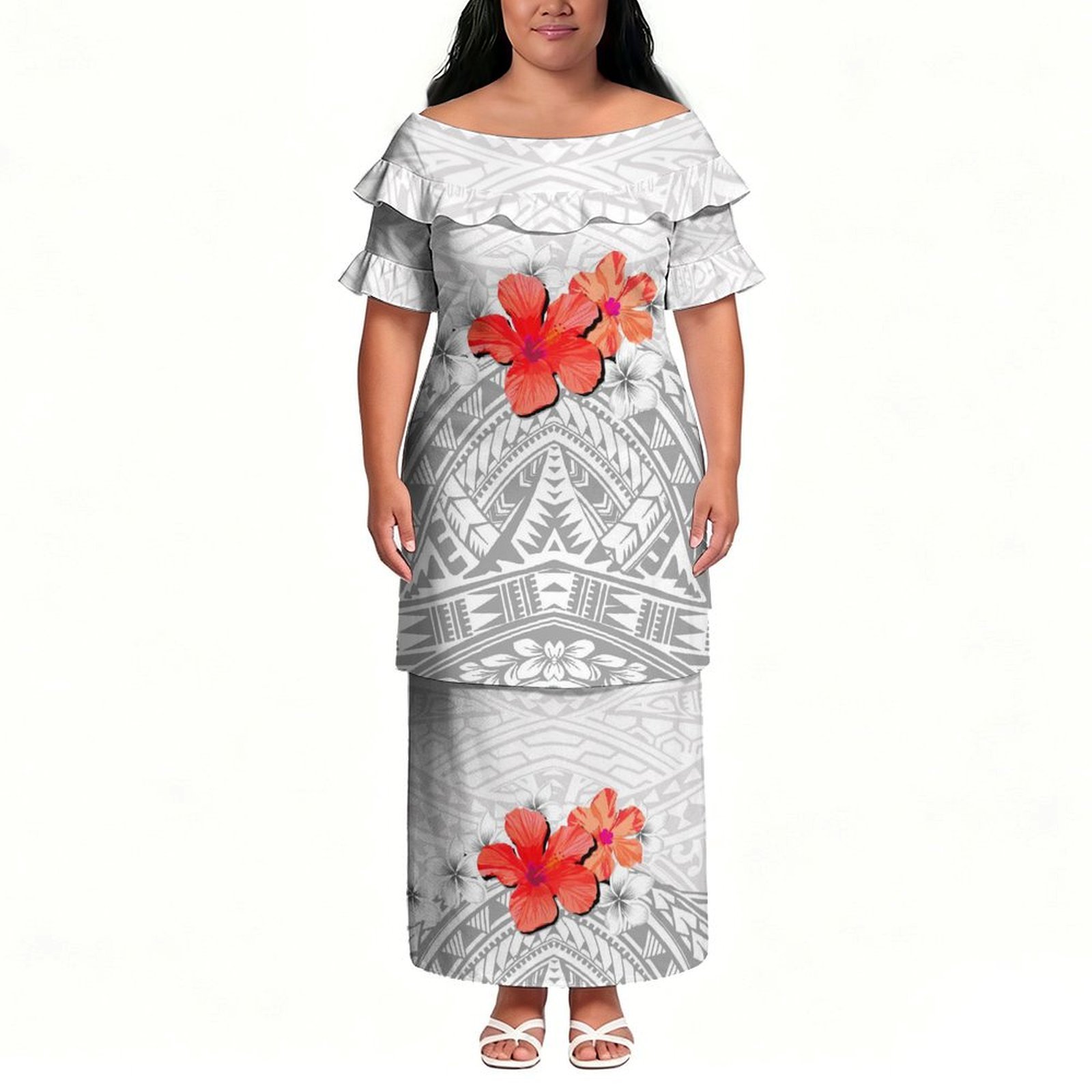 Gaun Wanita Lengan Pendek Desa - Ethnic Style Dresses ulasan dan harga