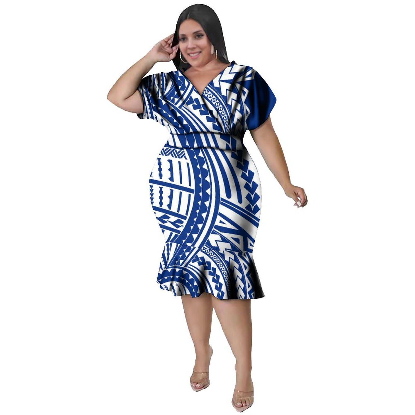 Gaun Ketat Wanita Bergaya Poli - Ethnic Style Dresses ulasan dan harga