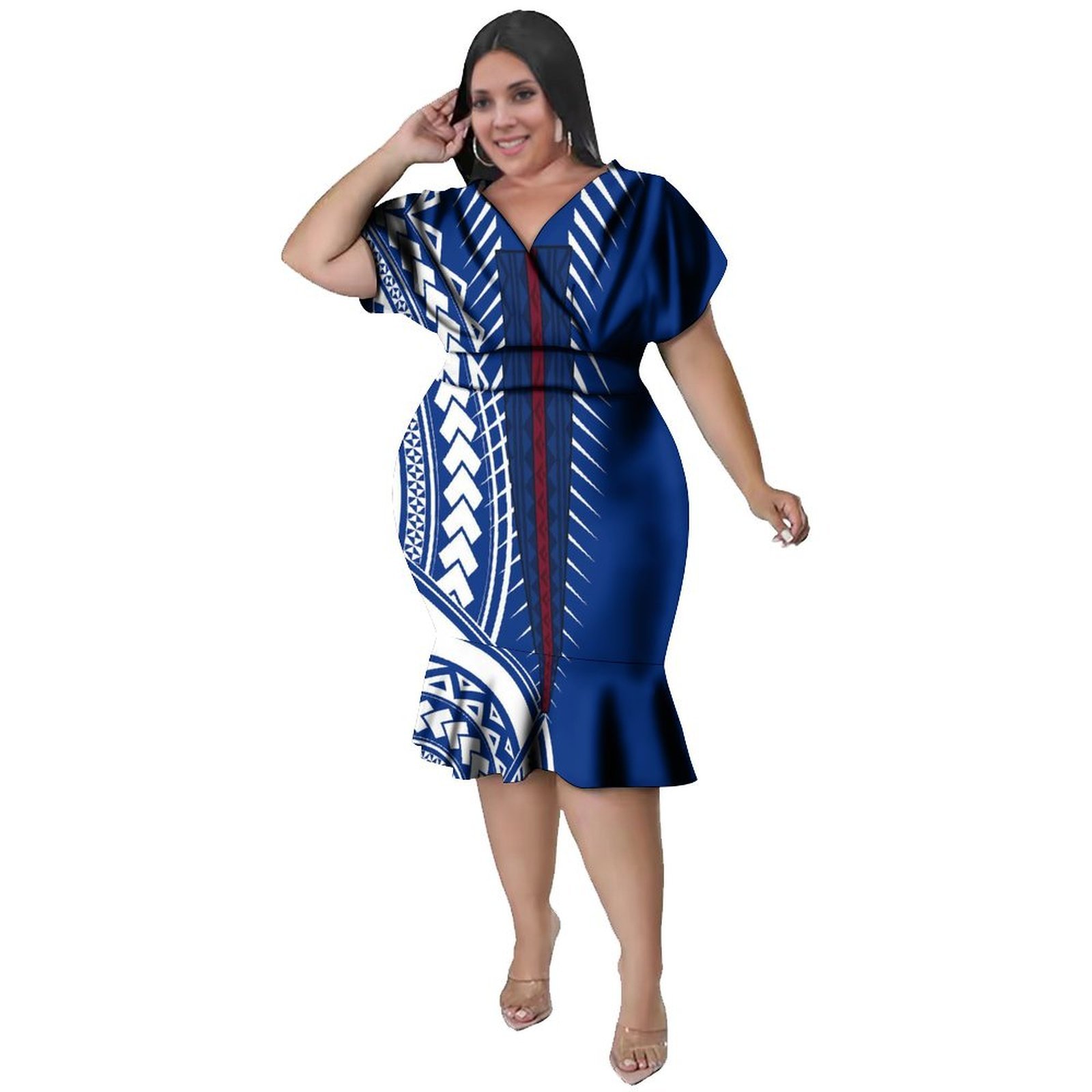 Gaun Ketat Wanita Bergaya Poli - Ethnic Style Dresses ulasan dan harga