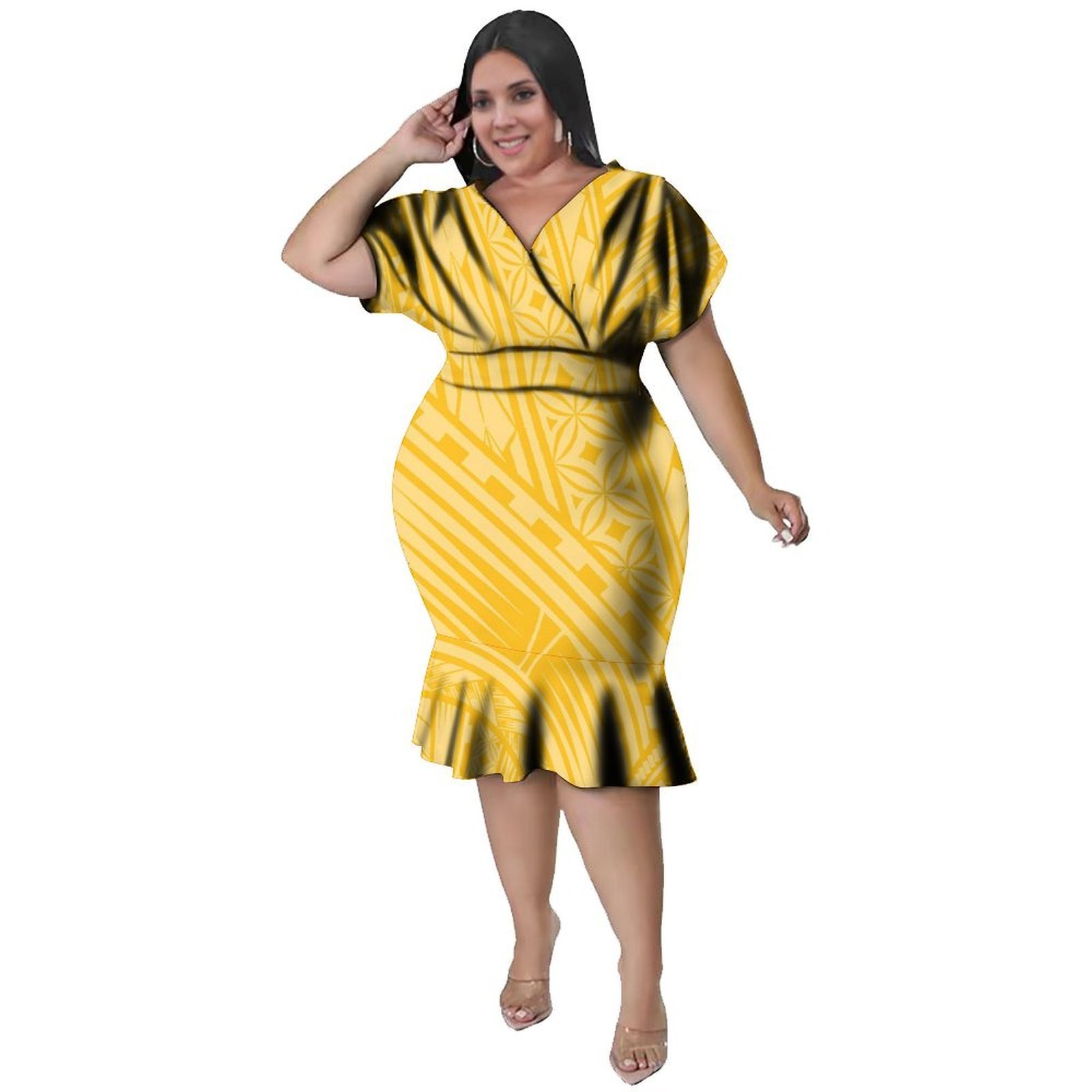 Gaun Ketat Wanita Bergaya Poli - Ethnic Style Dresses ulasan dan harga
