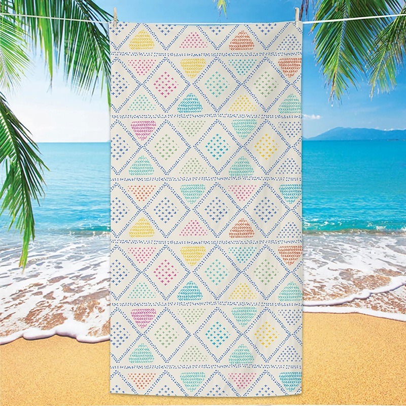 Handuk Mandi Cepat Kering Moti - Ikat Woven Fabric ulasan dan harga