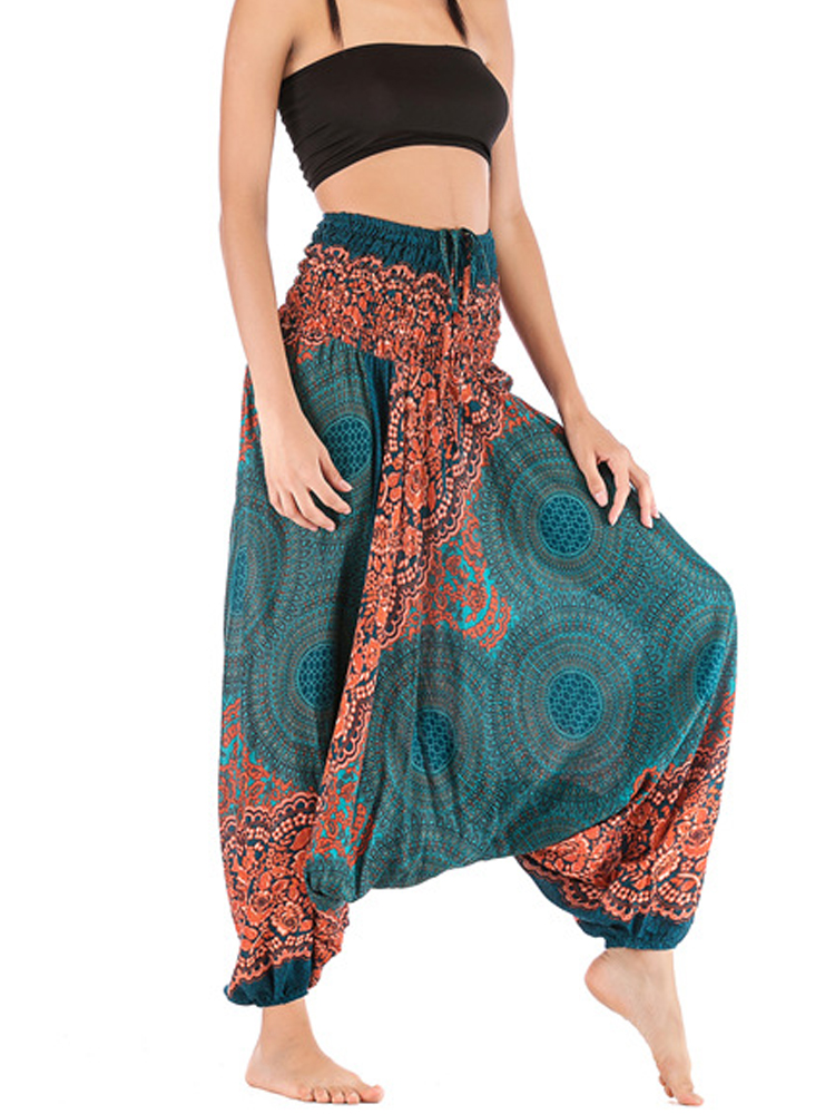 Celana Baggy Wanita Kasual Mot - Ethnic Boho Fashion ulasan dan harga