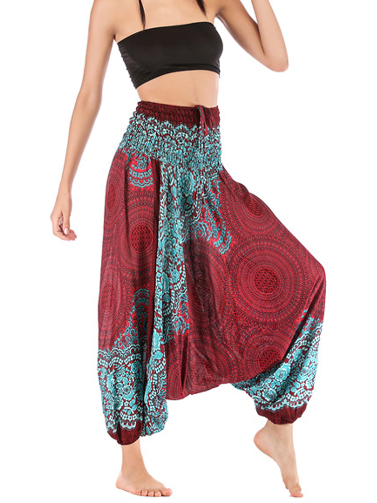 Celana Baggy Wanita Kasual Mot - Ethnic Boho Fashion ulasan dan harga