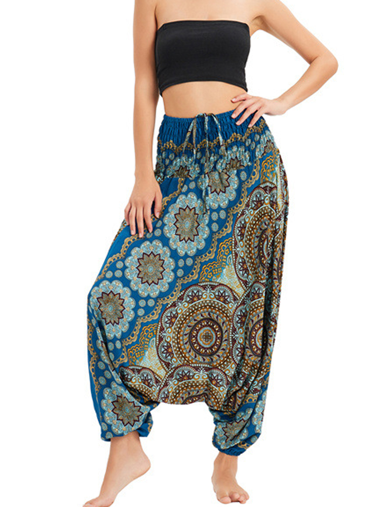Celana Baggy Wanita Kasual Mot - Ethnic Boho Fashion ulasan dan harga