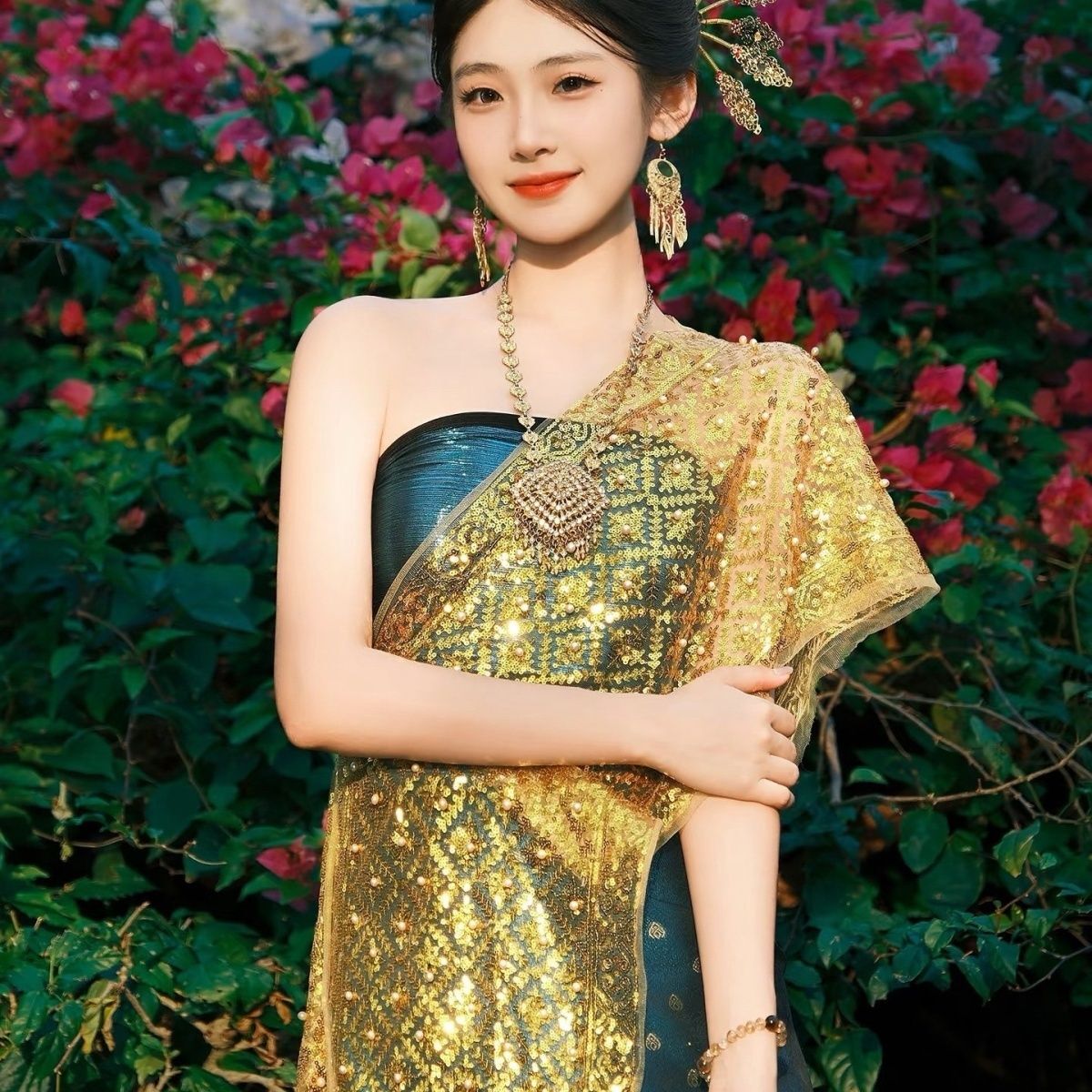 Set Pakaian Wanita Thailand Pa - Batik Sarong Wrap ulasan dan harga
