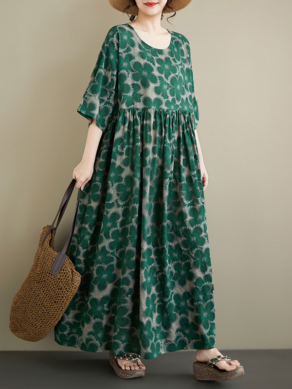 Gaun Hamil Musim Panas Ukuran  - Ethnic Style Dresses ulasan dan harga