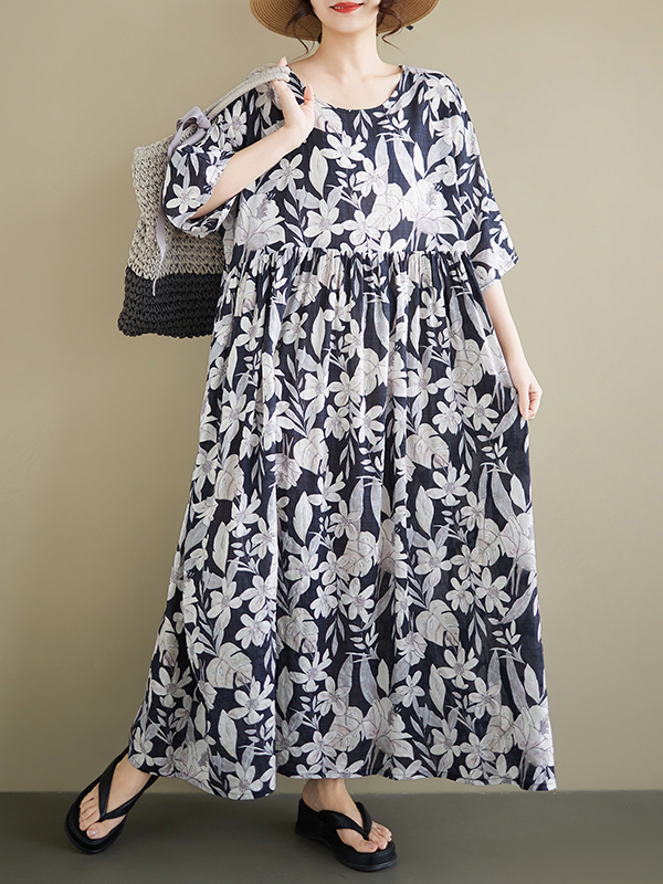 Gaun Hamil Musim Panas Ukuran  - Ethnic Style Dresses ulasan dan harga