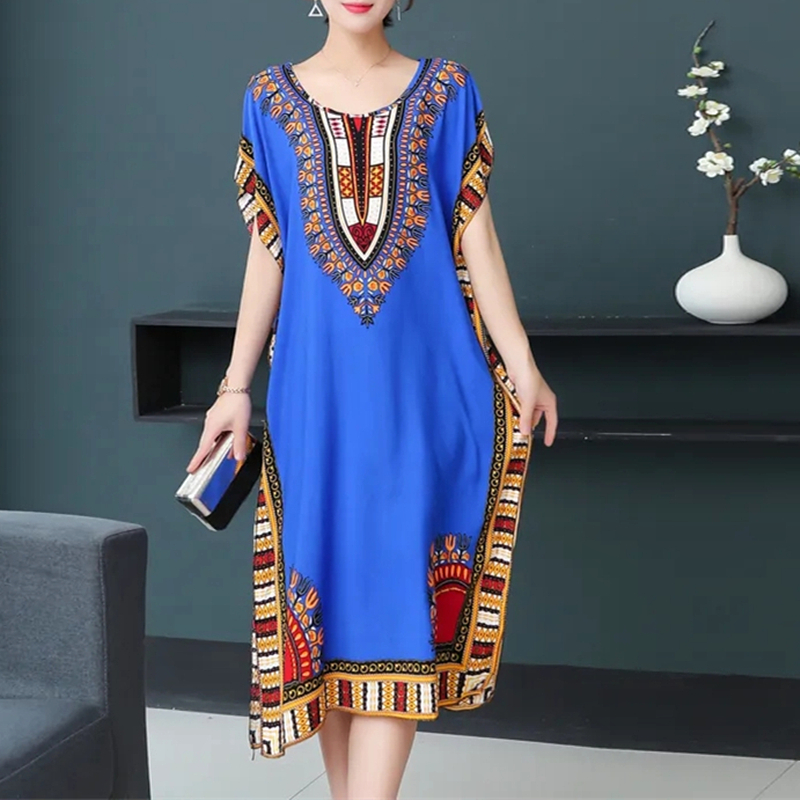 Gaun bersalin tunik longgar le - Ethnic Boho Fashion ulasan dan harga