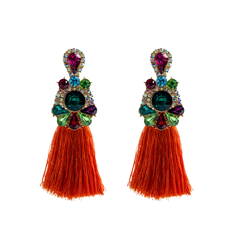 Anting-anting berlian imitasi  - Ethnic Fashion Brand ulasan dan harga