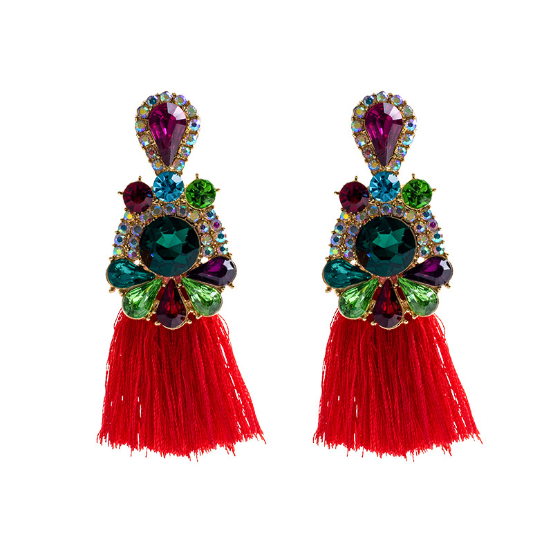 Anting-anting berlian imitasi  - Ethnic Fashion Brand ulasan dan harga