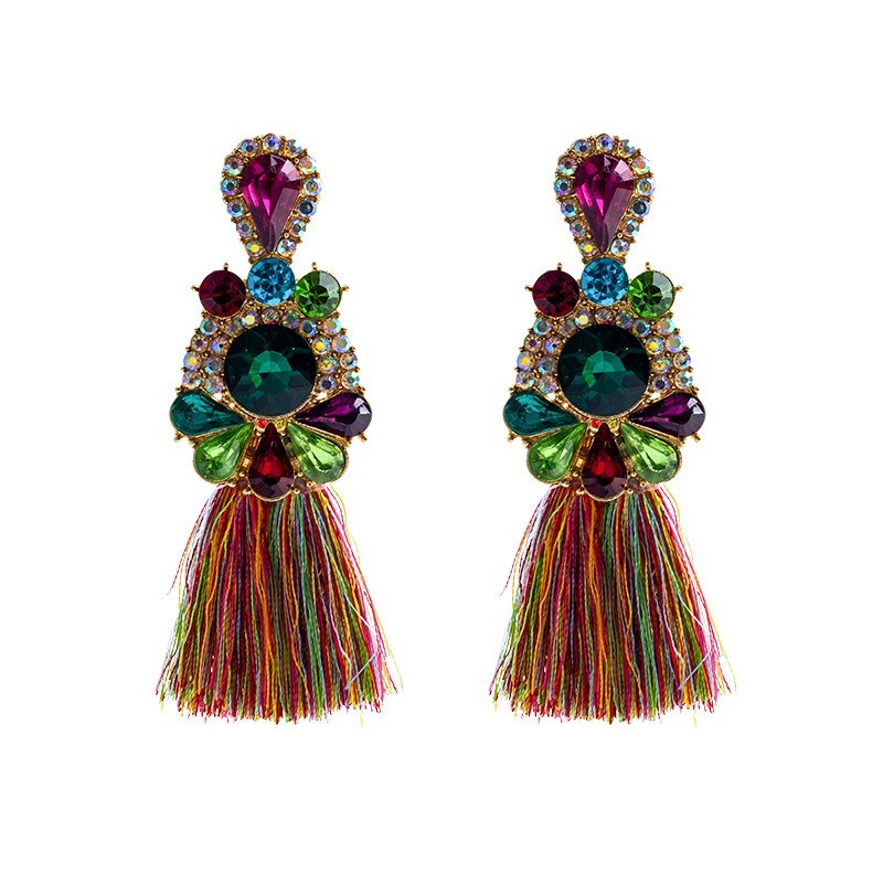 Anting-anting berlian imitasi  - Ethnic Fashion Brand ulasan dan harga