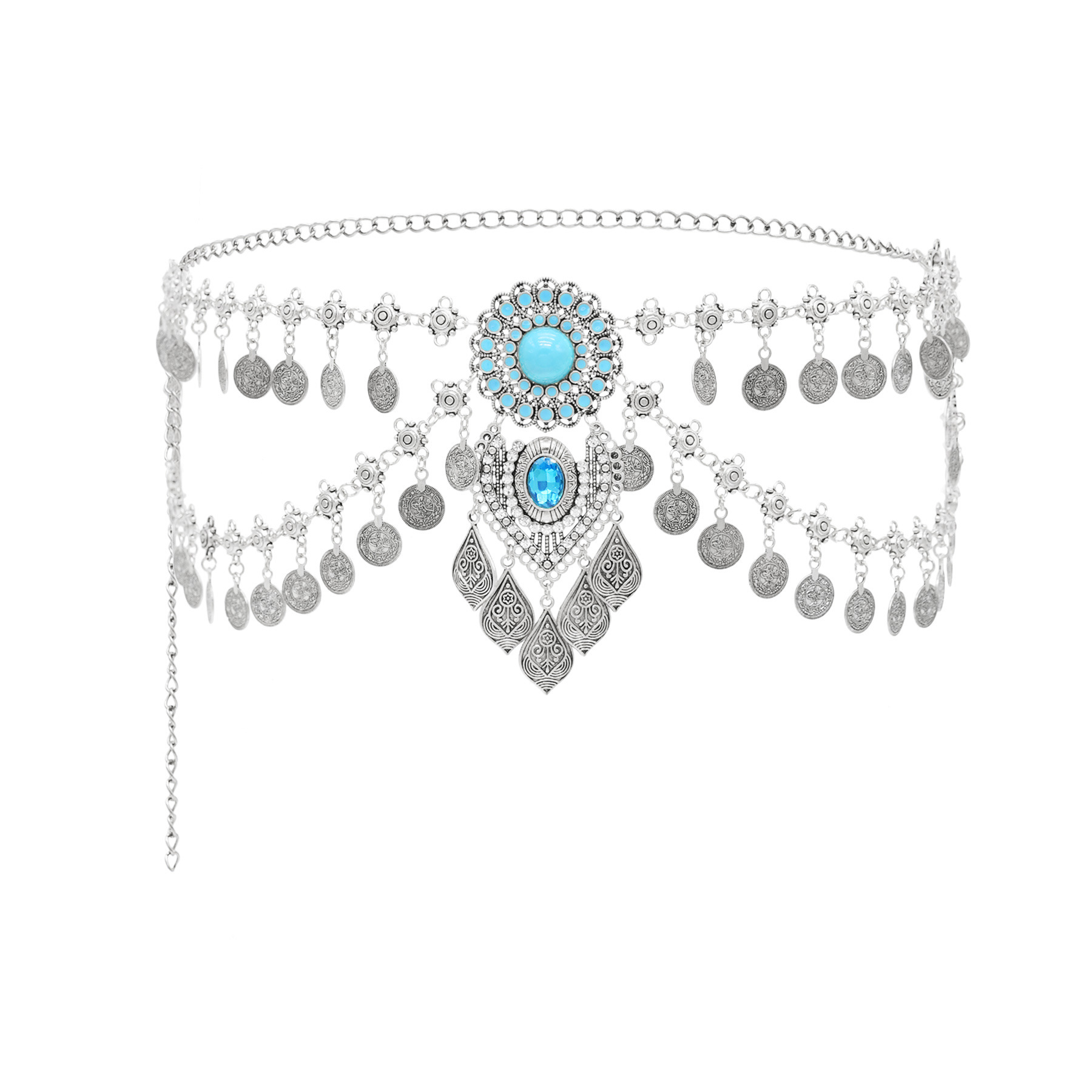 Rantai pinggang koin Bohemian  - Ethnic Boho Fashion ulasan dan harga