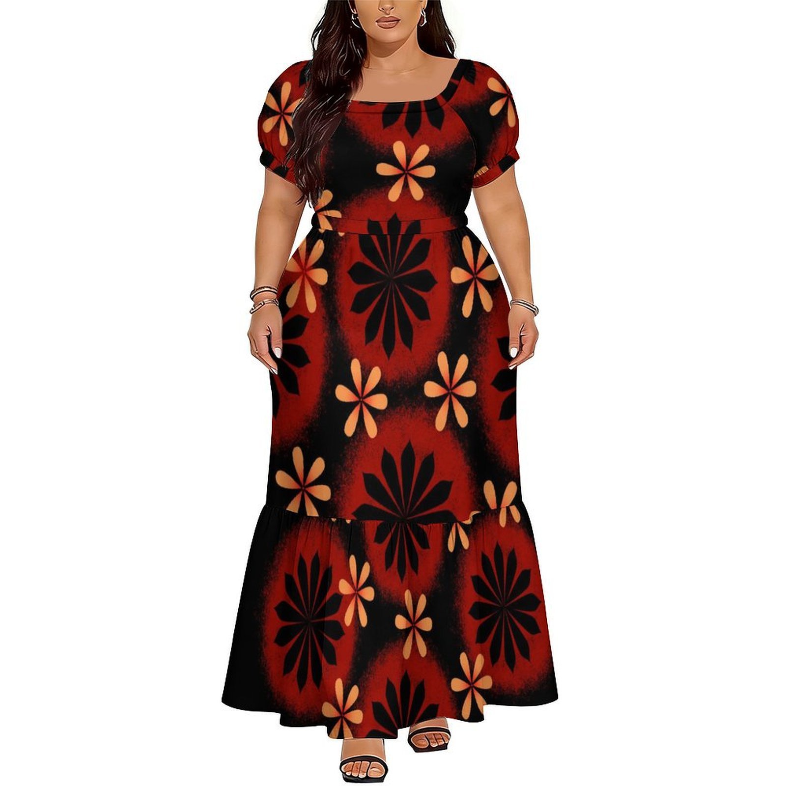 Gaun Wanita Lengan Pendek yang - Ethnic Style Dresses ulasan dan harga