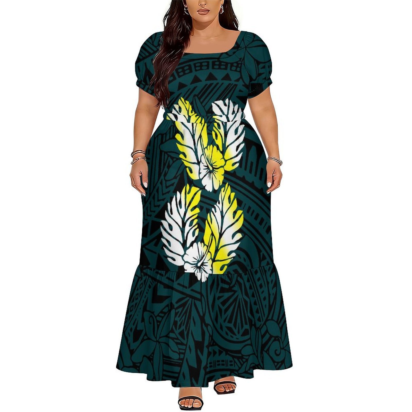 Gaun Wanita Lengan Pendek yang - Ethnic Style Dresses ulasan dan harga